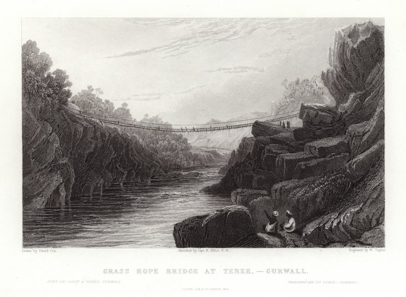 Ponte de corda de grama de David Cox