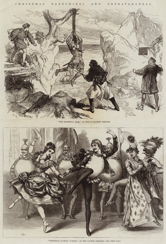 Pantomimas de Natal e extravagâncias de David Henry Friston