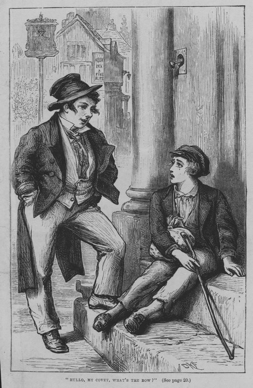 Ilustração para Oliver Twist de Charles Dickens (gravura) de David Henry Friston