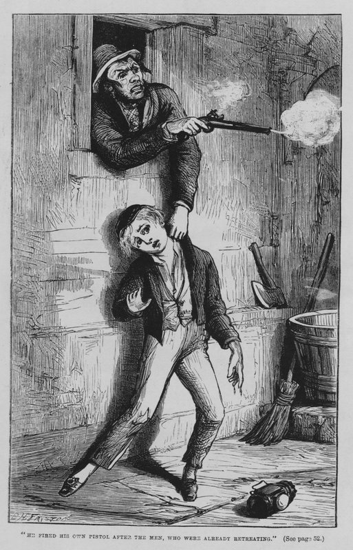 Ilustração para Oliver Twist de Charles Dickens (gravura) de David Henry Friston