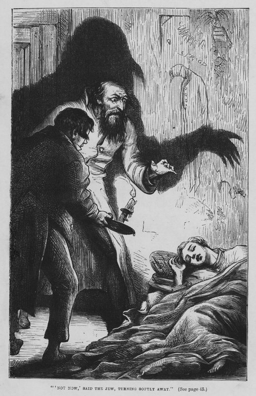 Ilustração para Oliver Twist de Charles Dickens (gravura) de David Henry Friston