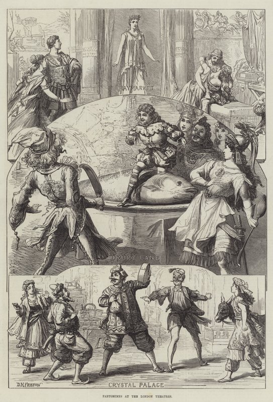 Pantomimas nos teatros de Londres de David Henry Friston