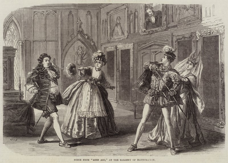 Cena das Idades Ago, na Galeria da Ilustração de David Henry Friston