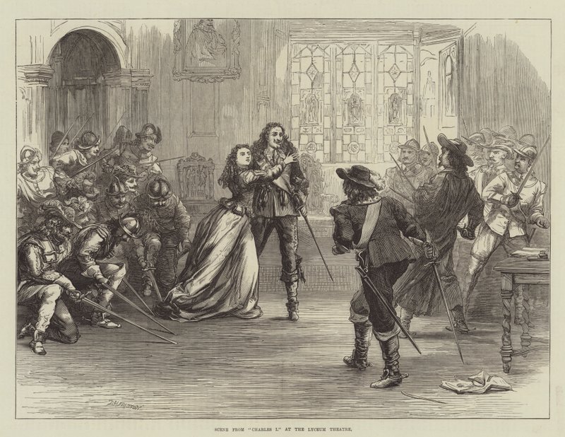 Cena de Charles I no Lyceum Theatre de David Henry Friston