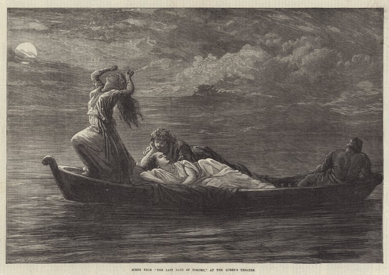 Cena dos últimos dias de Pompéia, no Queen&39;s Theatre de David Henry Friston