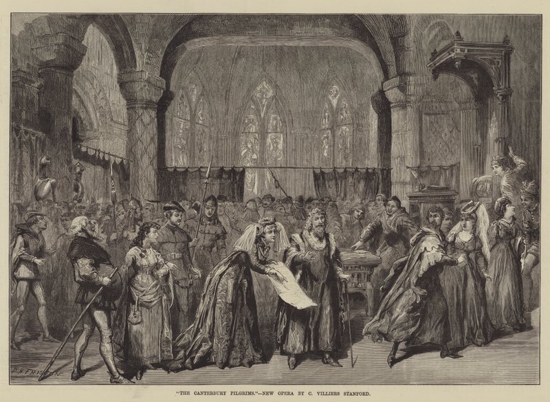 Os Peregrinos de Canterbury, Nova Ópera por C Villiers Stanford de David Henry Friston