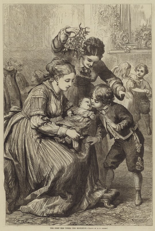 O primeiro beijo sob o visco de David Henry Friston