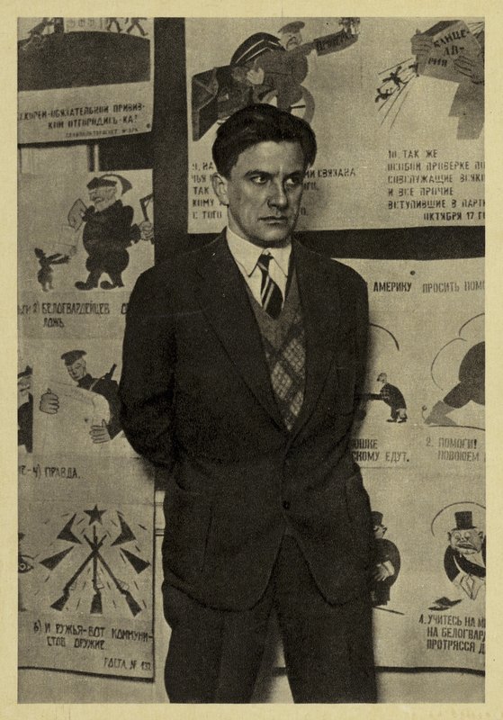 Vladimir Mayakovsky, artista russo de David Petrovich Shterenberg