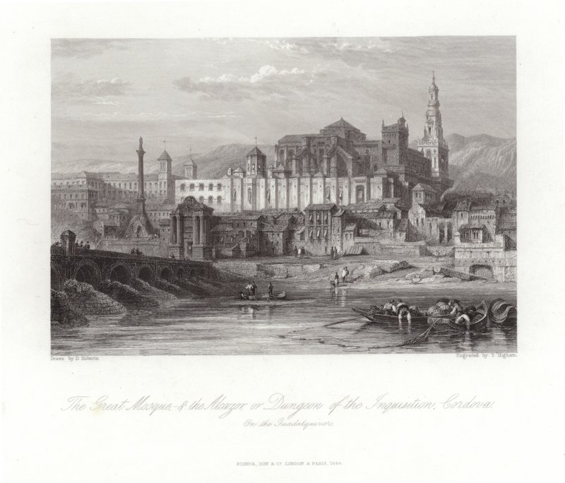 A Grande Mesquita e Alcazar de David Roberts