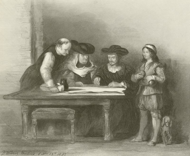 Colombo no Convento de La Rabida de David Wilkie