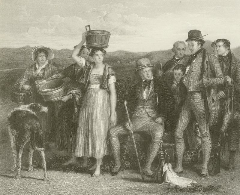 Sir Walter Scott e sua família de David Wilkie