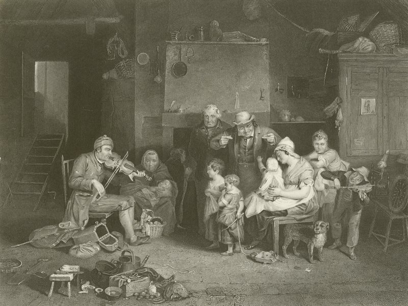 O violinista cego de David Wilkie
