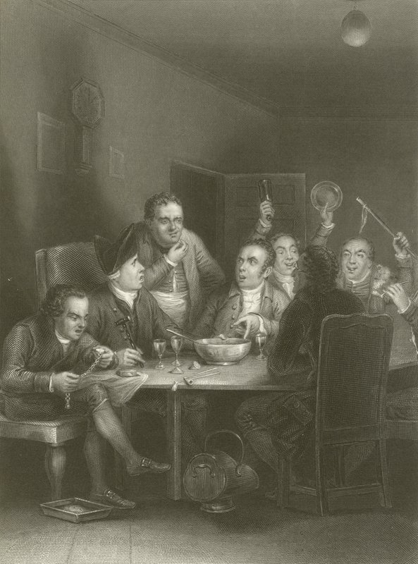Os Clubbists de David Wilkie
