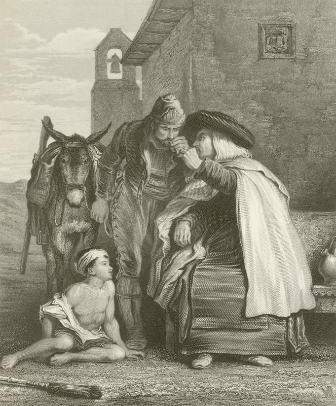 A guerrilha partindo de seu confessor de David Wilkie