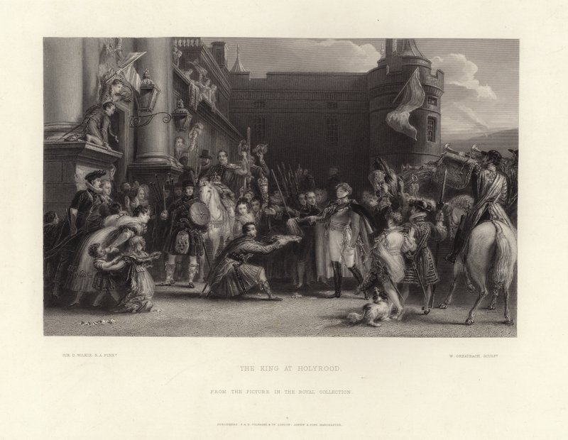 O rei em Holyrood de David Wilkie