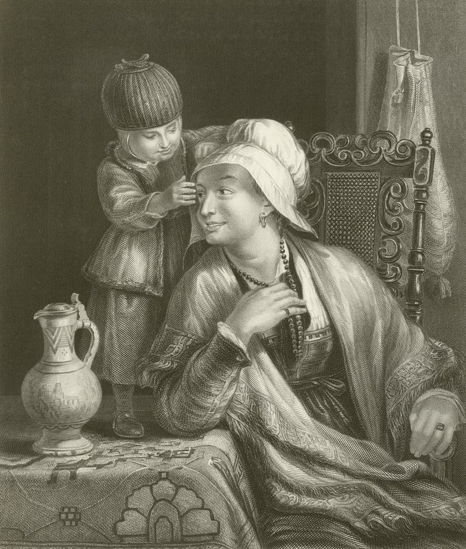 A mãe e a criança de David Wilkie