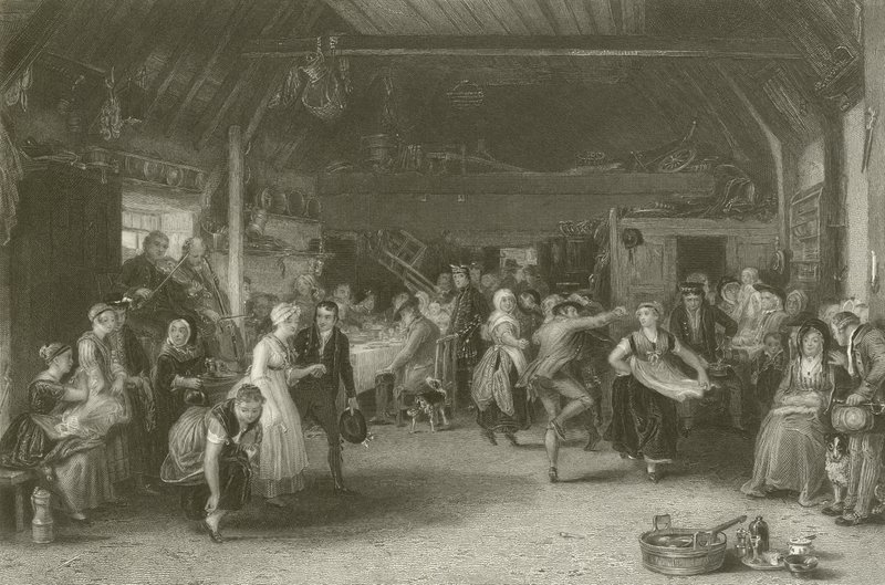 O casamento de moeda de um centavo de David Wilkie