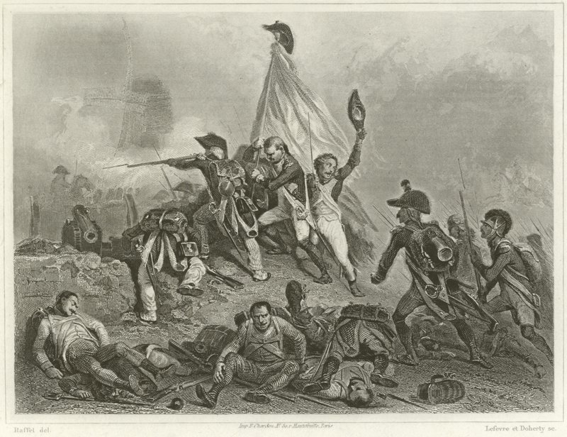 Batalha de Jemappes de Denis Auguste Marie Raffet