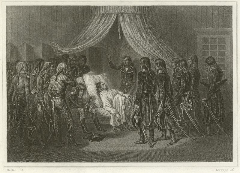 A morte do General Hoche de Denis Auguste Marie Raffet