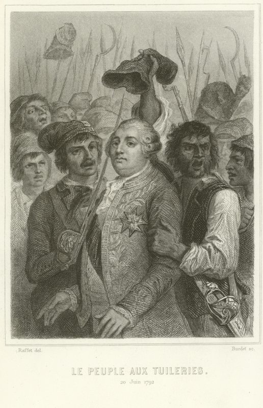 As pessoas no Palácio das Tulherias de Denis Auguste Marie Raffet
