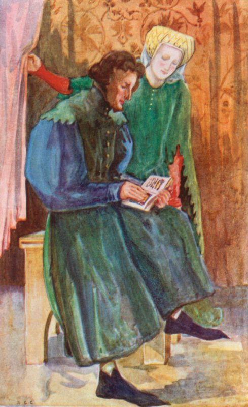 Um homem e uma mulher do tempo de Henrique IV 1399-1413 de Dion Clayton Calthrop