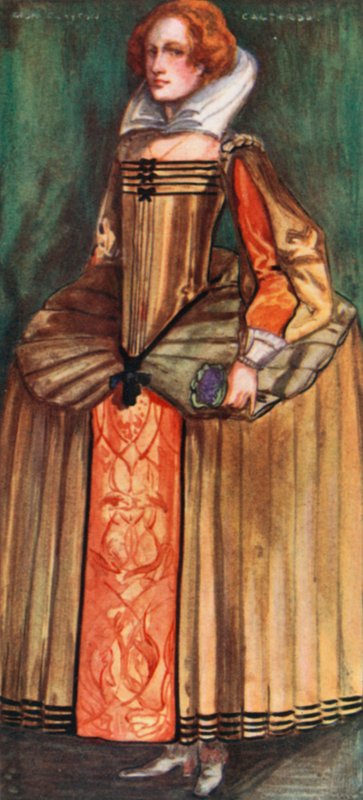Uma mulher do tempo de Elizabeth 1558-1603 de Dion Clayton Calthrop