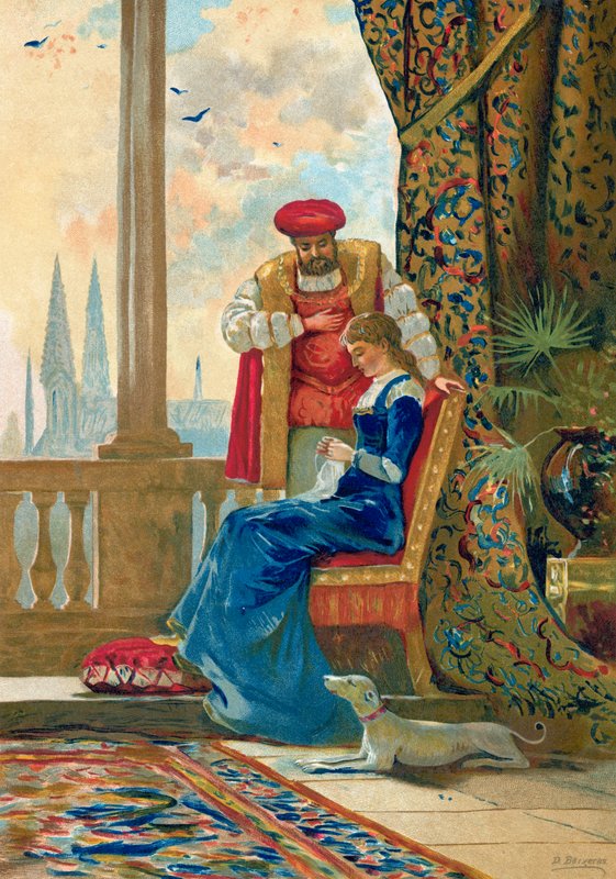 Rei Henrique VIII e Ann Bolena de Dionisio Baixeras Verdaguer