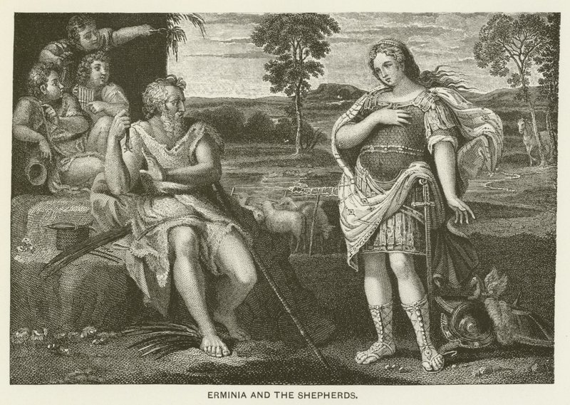 Erminia e os pastores de Domenichino