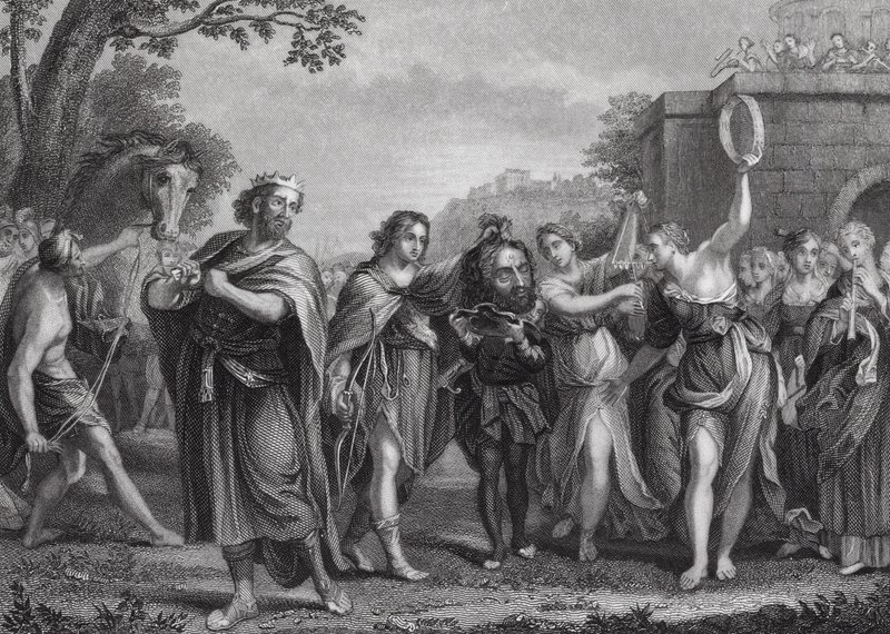 O triunfo de David de Domenichino (1581 1641) (after)
