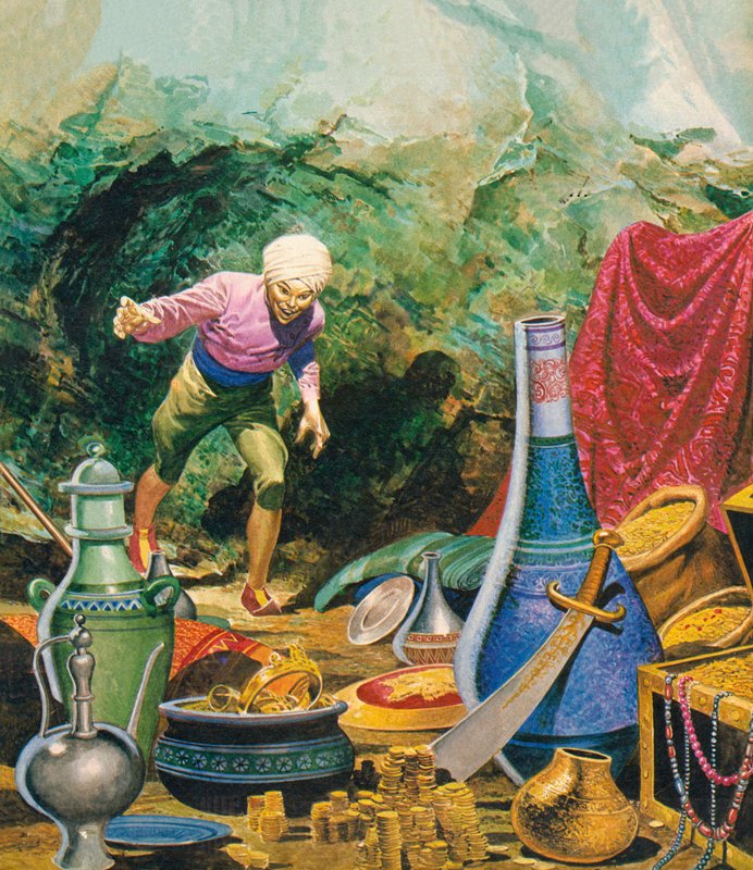 Ali Babá e os Quarenta Ladrões de Don Lawrence