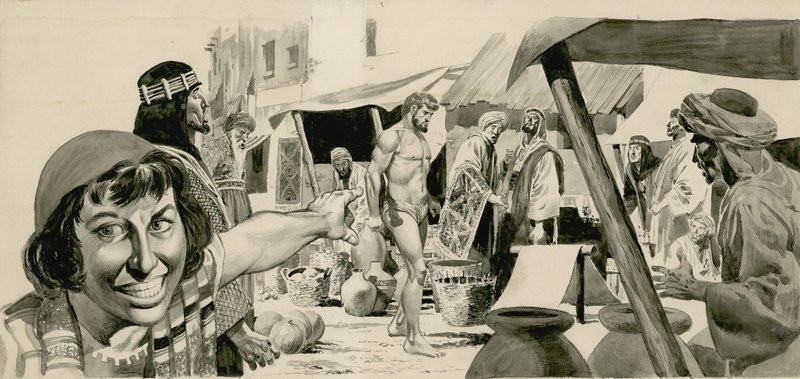 Isaías a andar nu de Don Lawrence