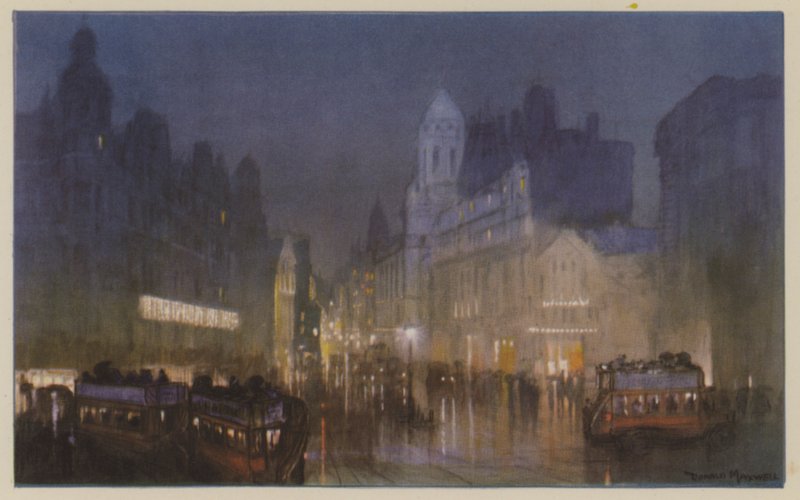 O Grande Canal da Tottenham Court Road de Donald Maxwell
