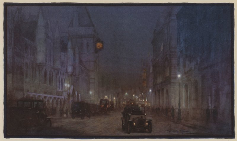 Uma fantasia gótica da Fleet Street de Donald Maxwell