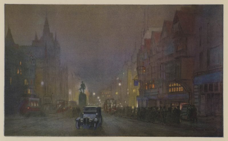 Antigo e moderno em Holborn de Donald Maxwell