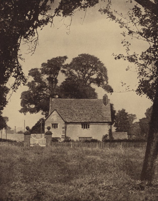Sulgrave Manor, casa dos ancestrais de George Washington (foto p/b) de Donald McLeish