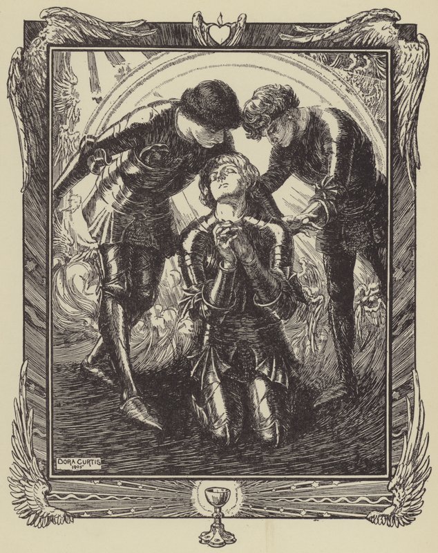 Então eles foram para Sir Galahad de Dora Curtis