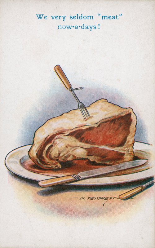 Rosbife (litografia a cores) de Douglas Tempest