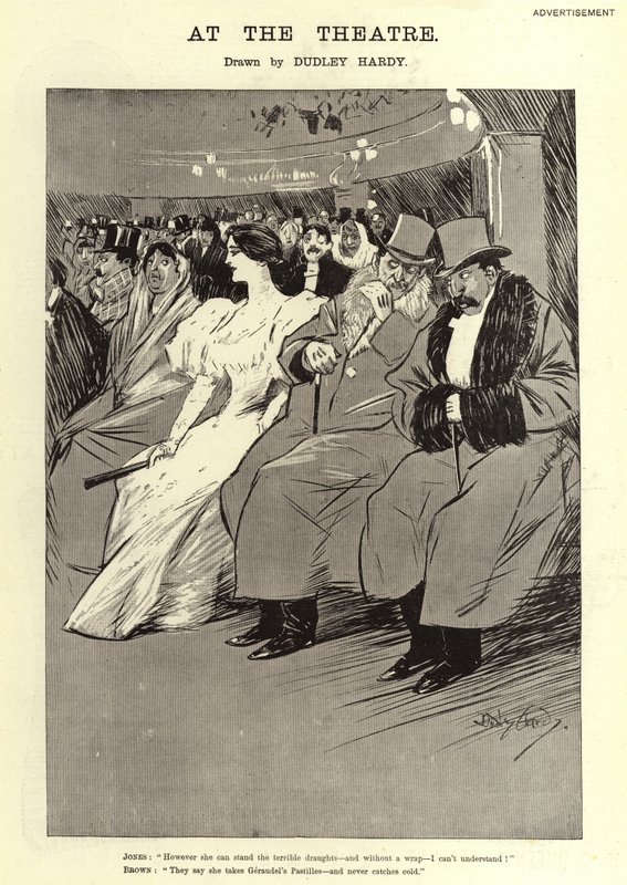 Anúncio, Pastilles de Geraudel de Dudley Hardy