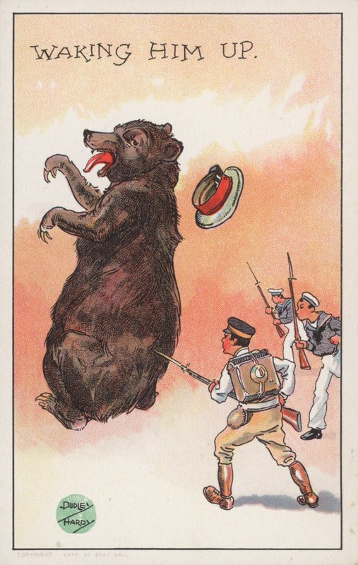 Acordando-o, c.1904-05 de Dudley Hardy