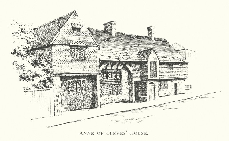 Casa de Ana de Cleves (litografia) de Duncan Moul