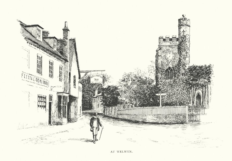 Em Welwyn (litografia) de Duncan Moul