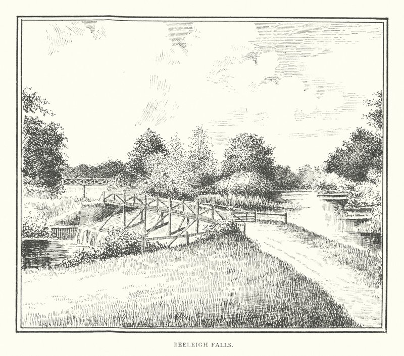 Beeleigh Falls (litografia) de Duncan Moul