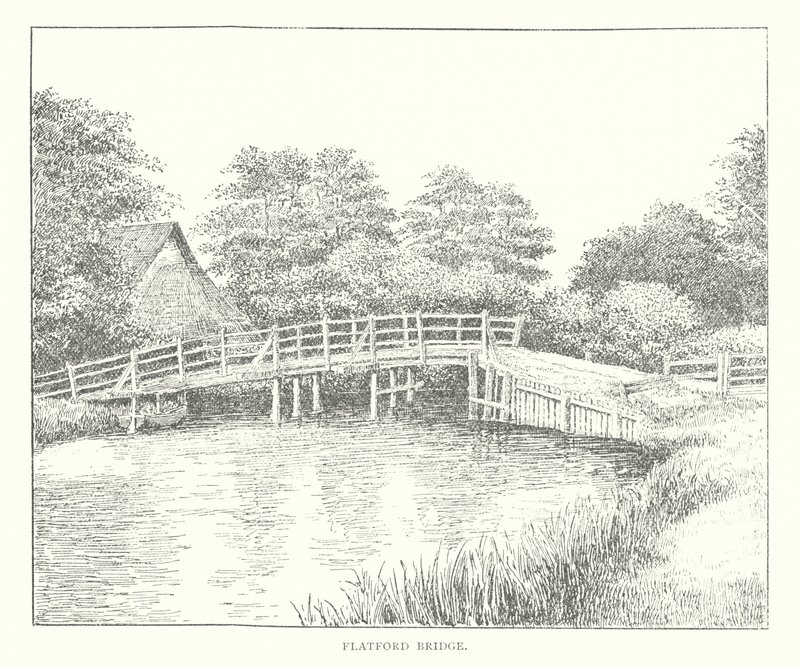 Ponte de Flatford (litografia) de Duncan Moul