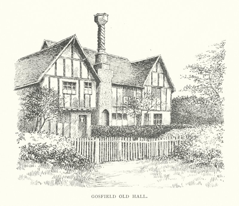 Gosfield Old Hall (litografia) de Duncan Moul