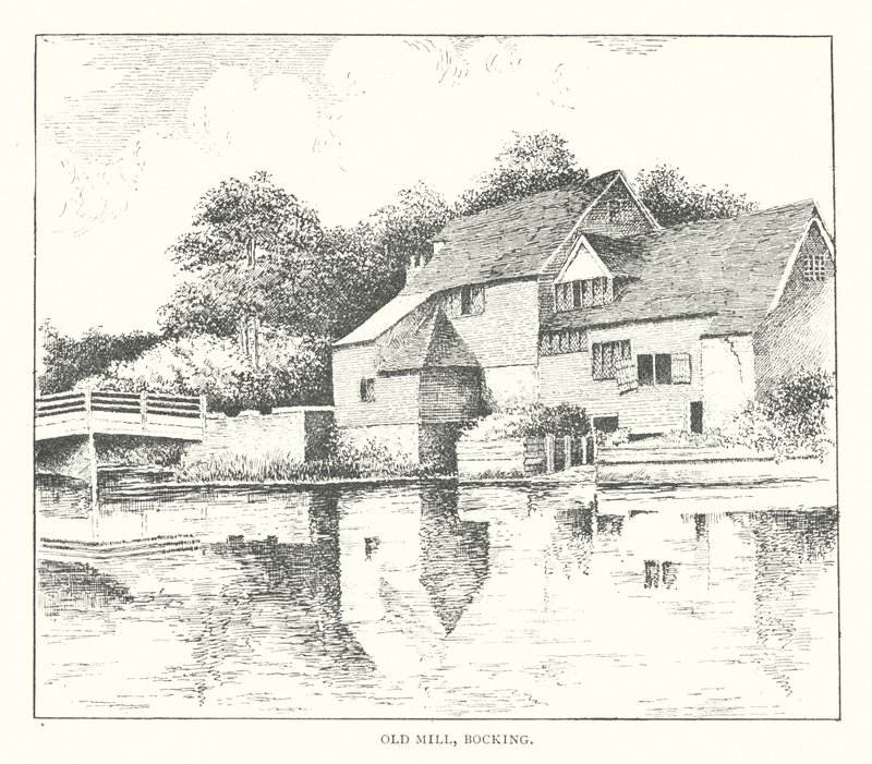 Old Mill, Bocking (litografia) de Duncan Moul