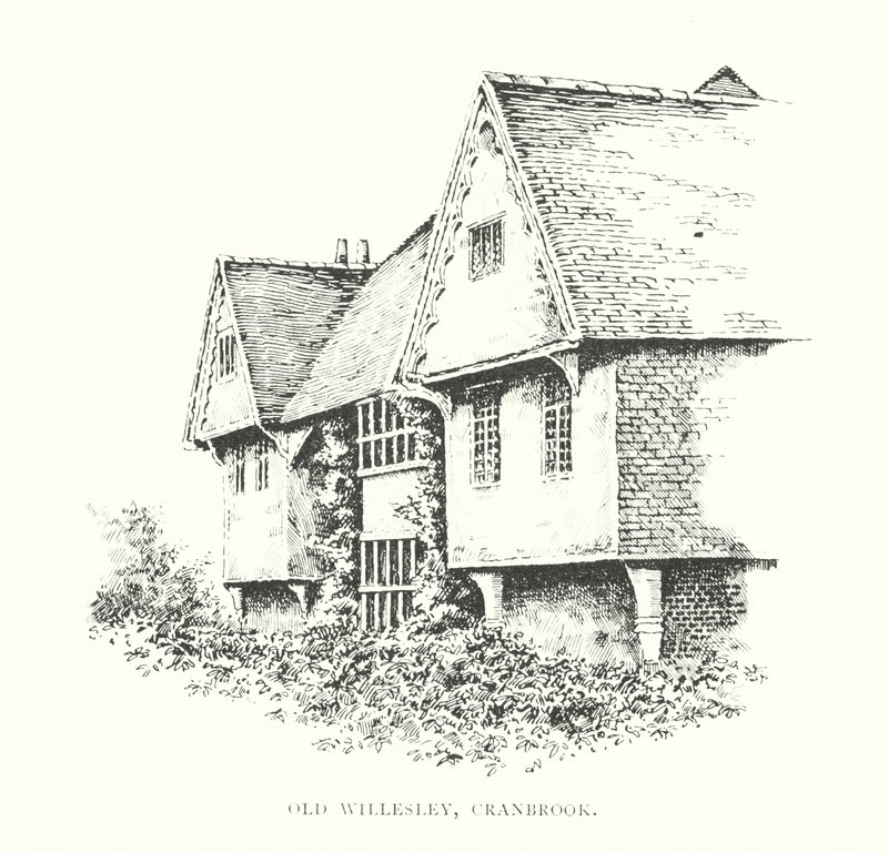 Old Willesley, Cranbrook (litografia) de Duncan Moul