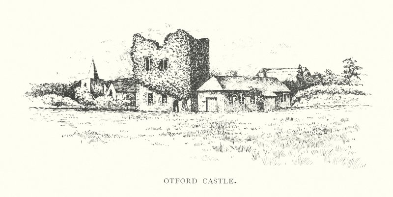 Castelo de Otford (litografia) de Duncan Moul
