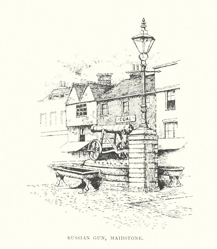 Russian Gun, Maidstone (litografia) de Duncan Moul