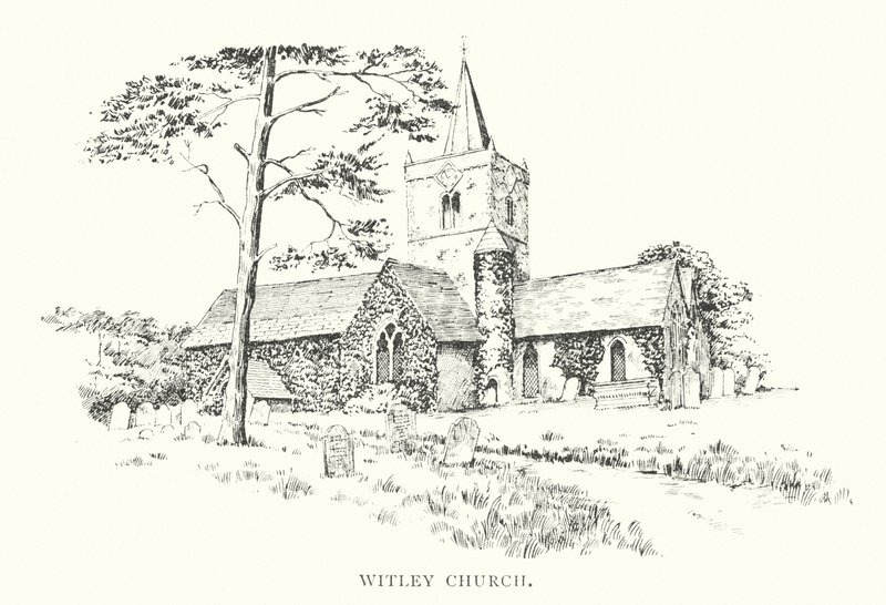 Igreja de Witley (litografia) de Duncan Moul
