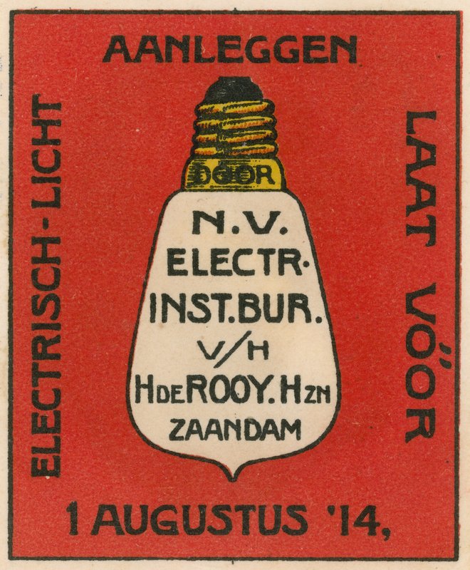Iluminação elétrica de Dutch School